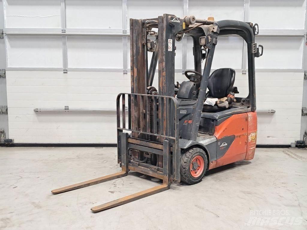 Linde E16C-02 Elmotviktstruckar