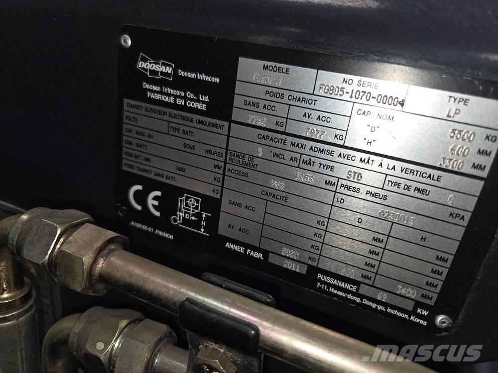 Doosan G 55 C-5 Gasolmotviktstruckar
