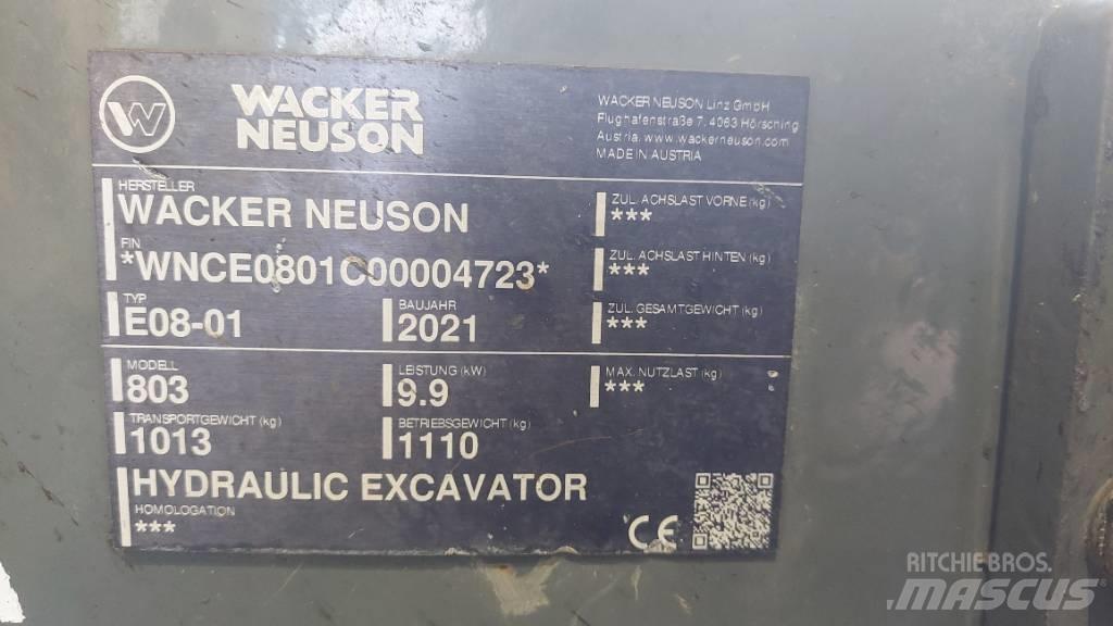 Wacker Neuson 803 Bandgrävare