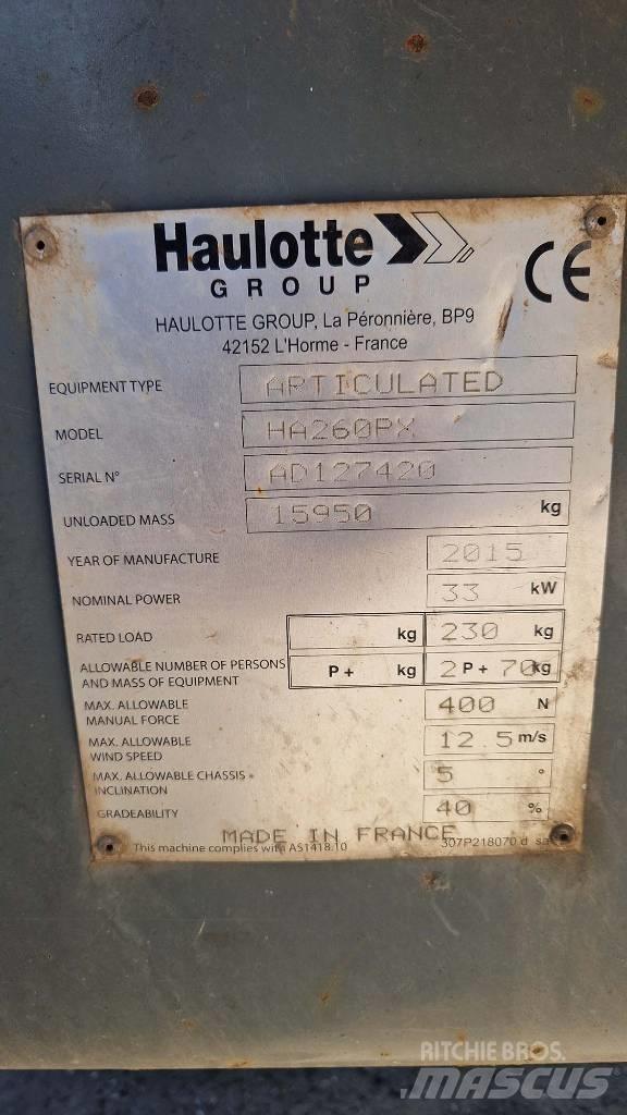 Haulotte HA 260 PX Bomliftar