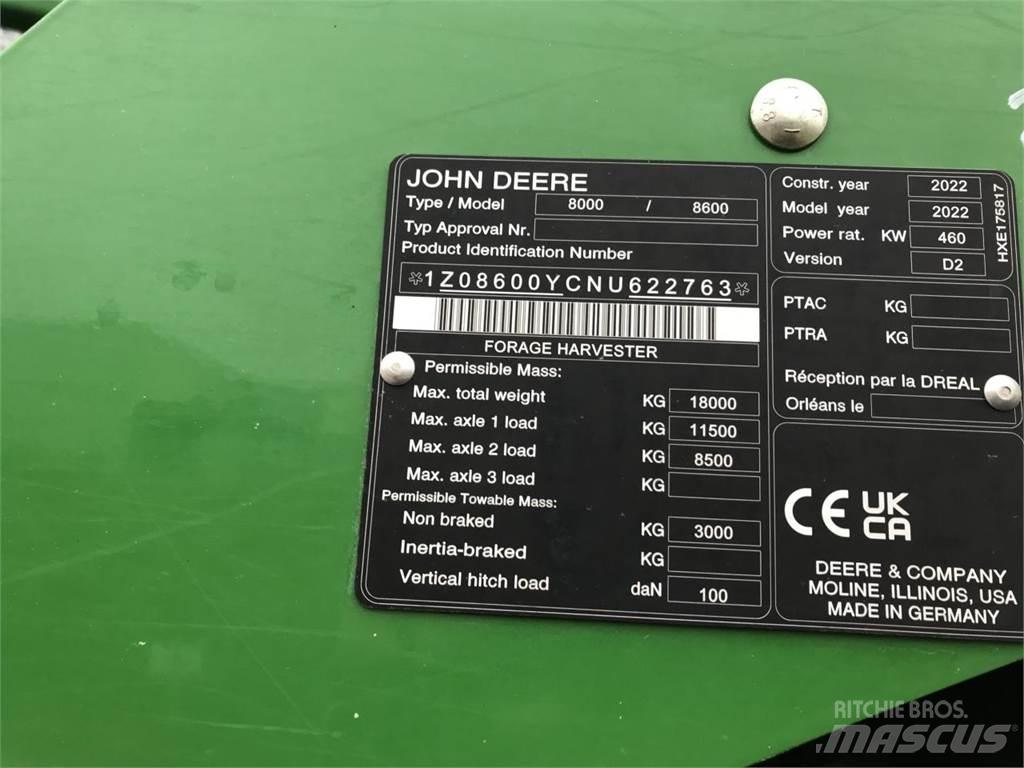 John Deere 8600 Självgående fälthackar