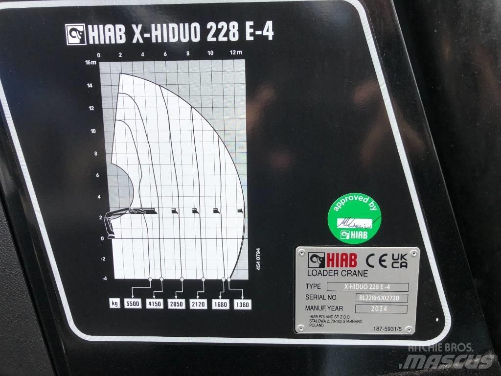 HIAB X-HiDuo 228 E-4 Styckegodskranar