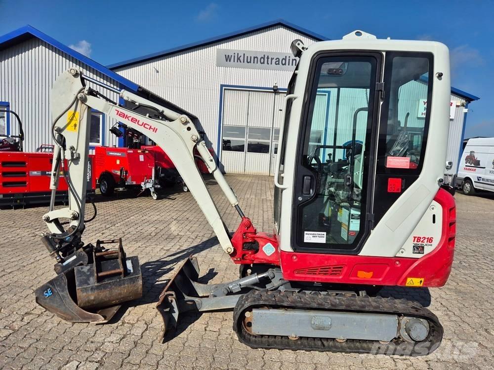 Takeuchi TB 216 Minigrävare < 7t