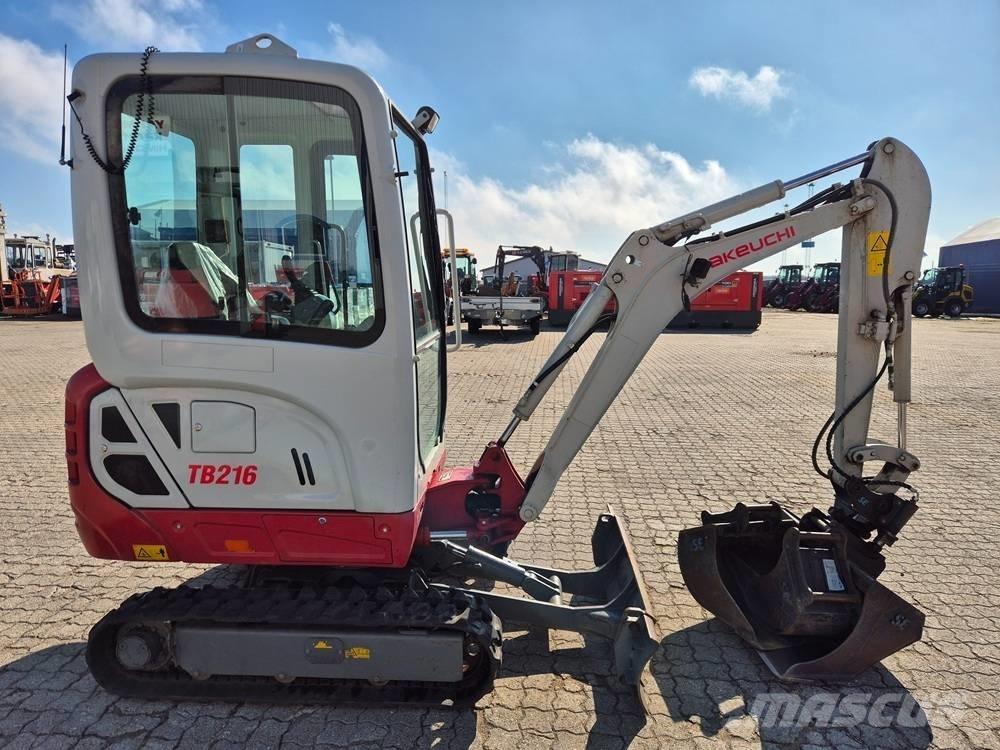 Takeuchi TB 216 Minigrävare < 7t