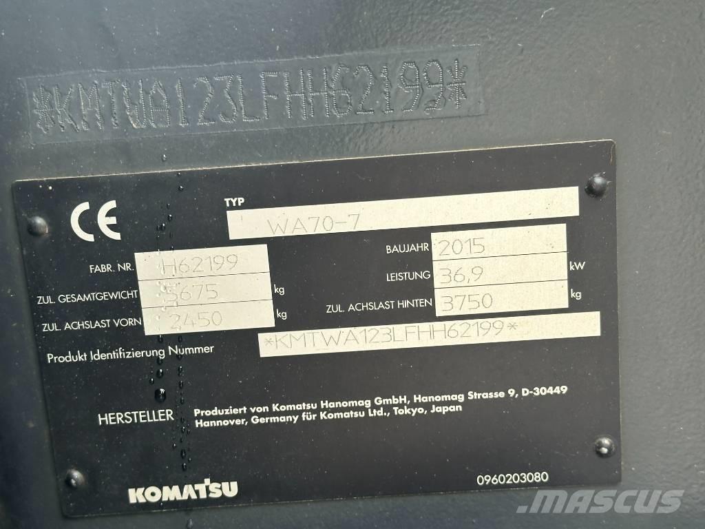 Komatsu WA 70 Hjullastare