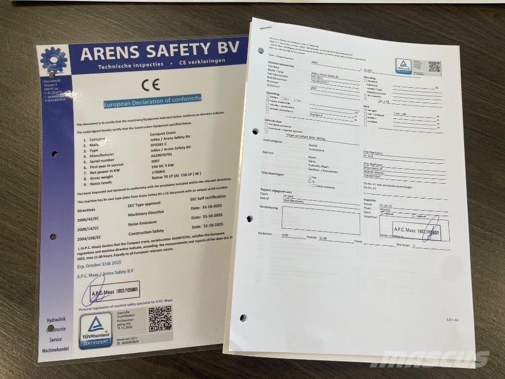 Jekko SPD 265 C  SOLD Minikranar