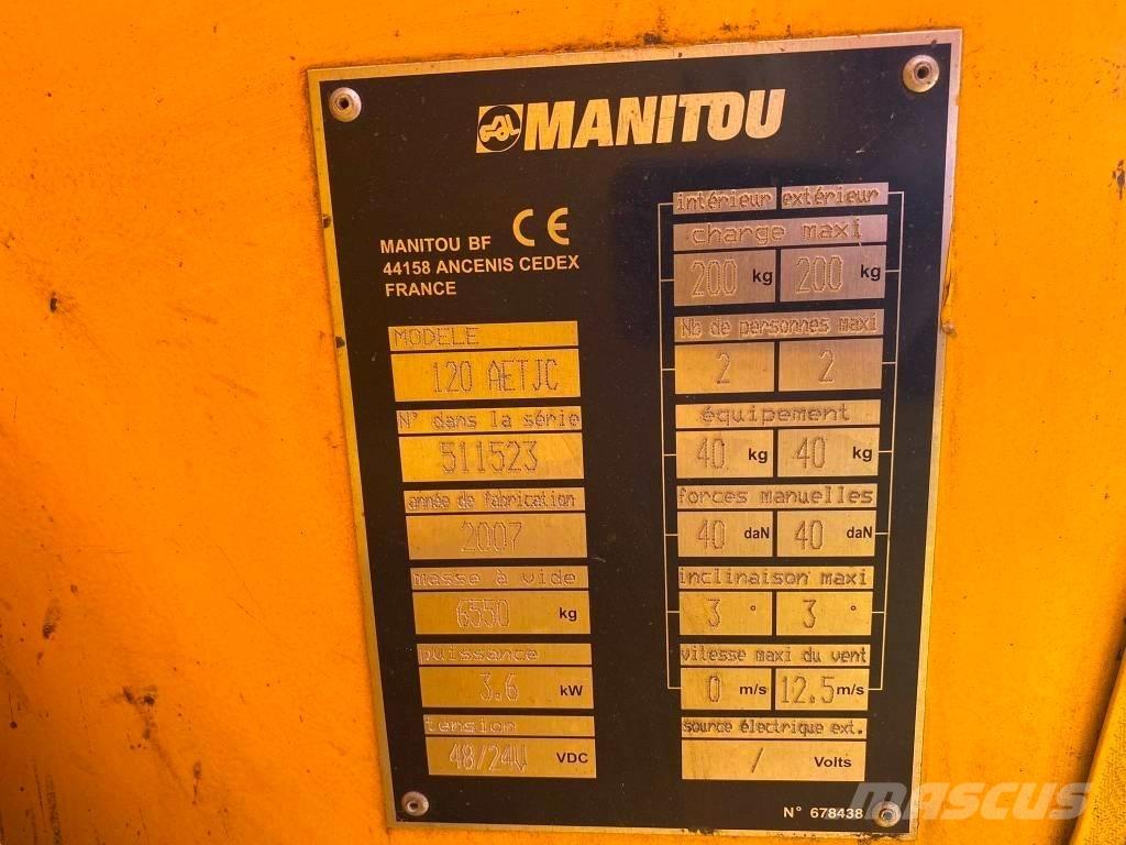 Manitou 120 AET JC Bomliftar