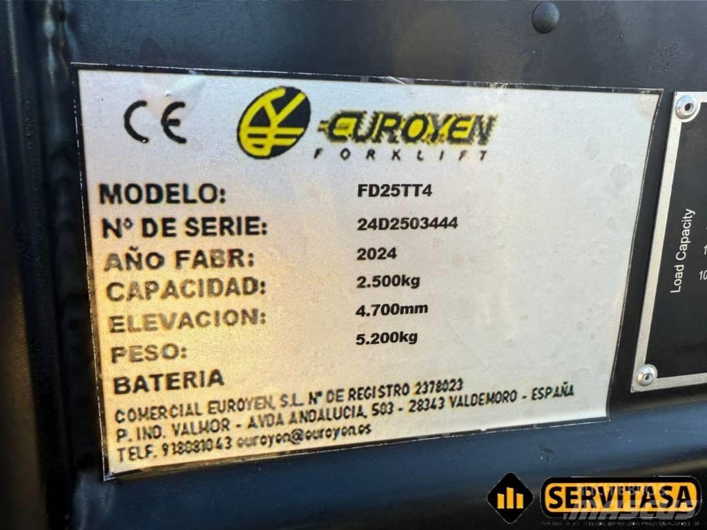  EUROYEN FD25TT4 Dieselmotviktstruckar