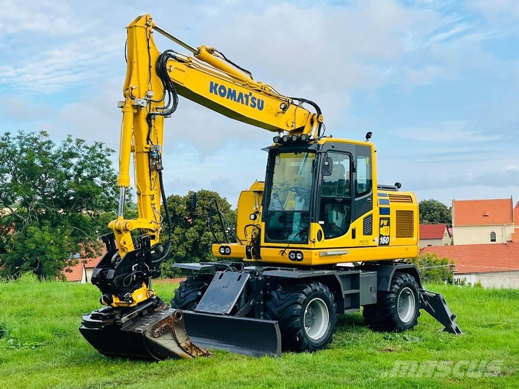 Komatsu PW 160 - 10 Hjulgrävare