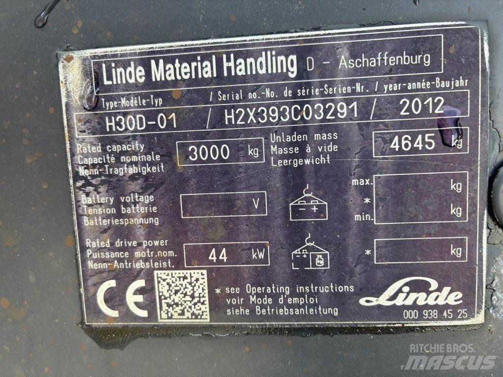 Linde H 30D01 Dieselmotviktstruckar