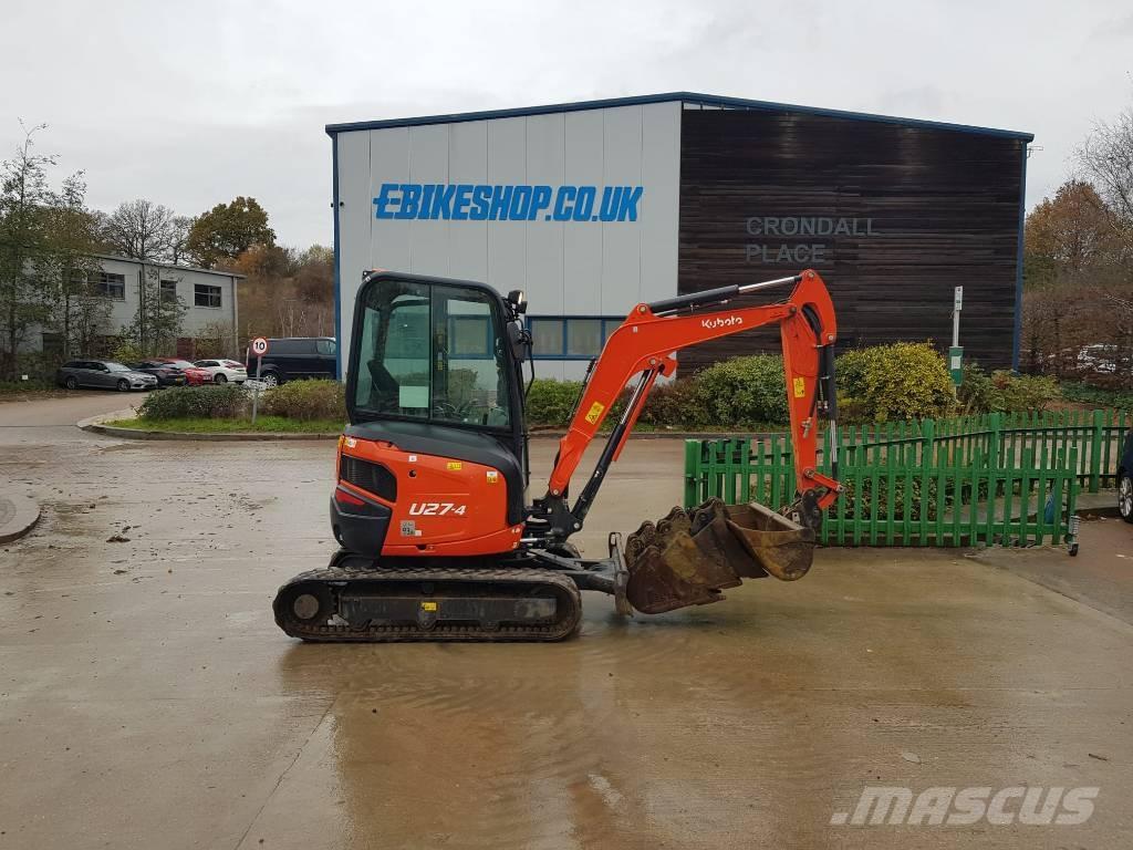 Kubota U27-4 Minigrävare < 7t