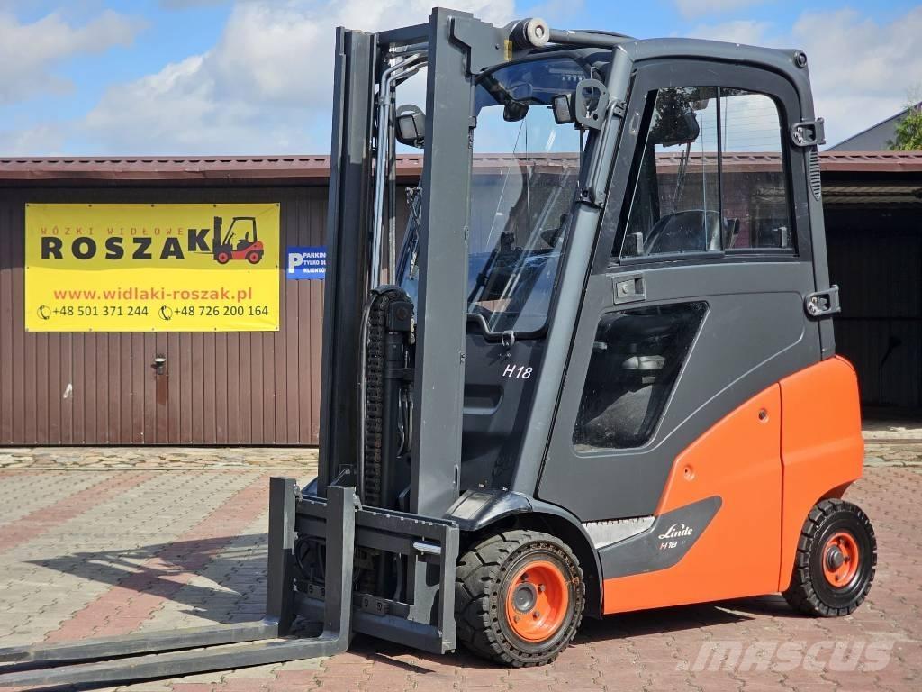 Linde H18T-01 Gasolmotviktstruckar