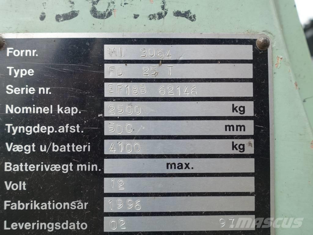 Mitsubishi FD 25 T Dieselmotviktstruckar