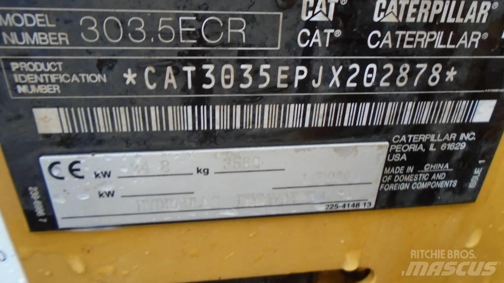 CAT 303.5 E CR Minigrävare < 7t