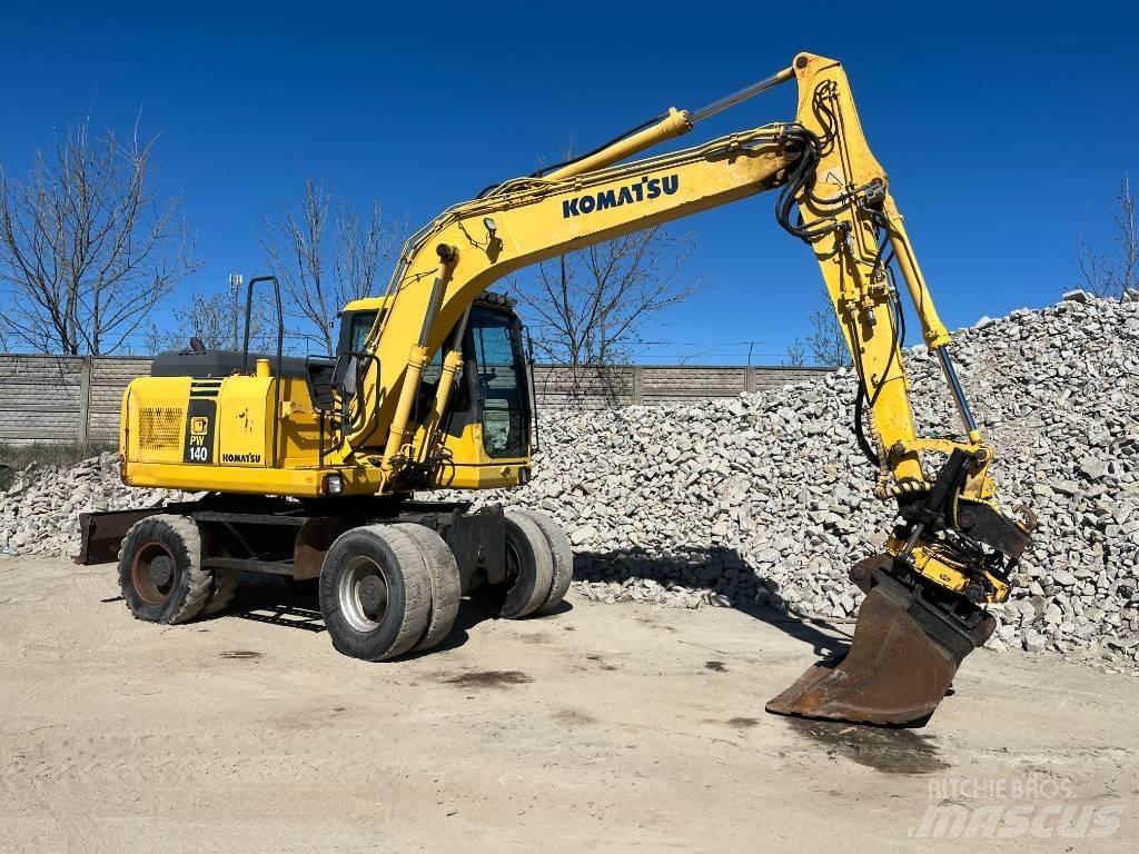 Komatsu PW 140-7 Hjulgrävare