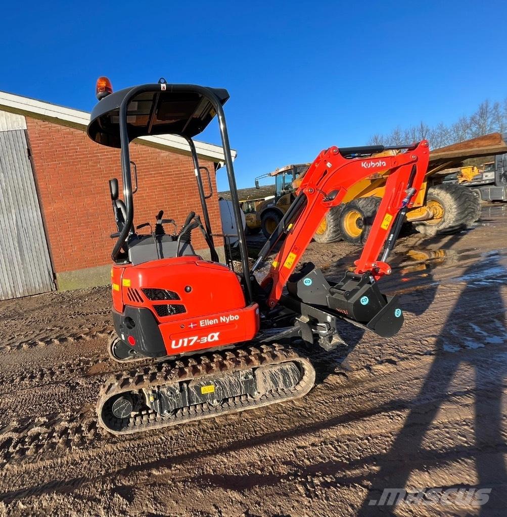 Kubota U 17-3 Minigrävare < 7t