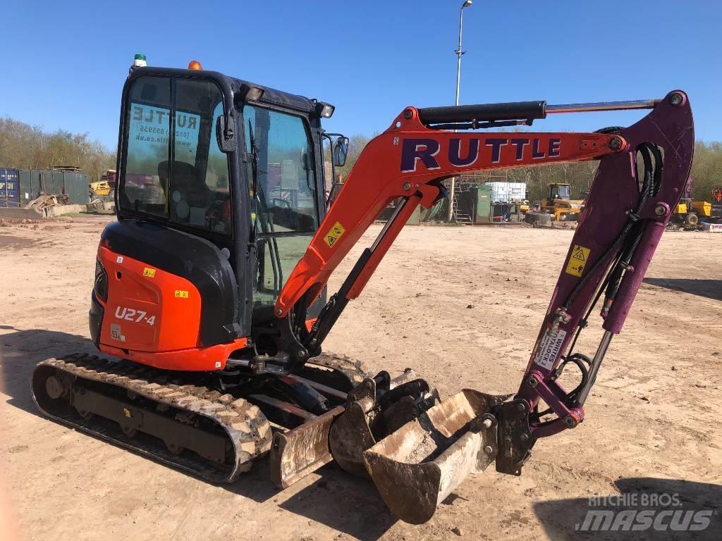 Kubota U 27-4 Minigrävare < 7t