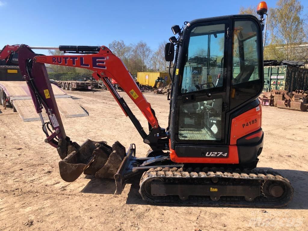 Kubota U 27-4 Minigrävare < 7t