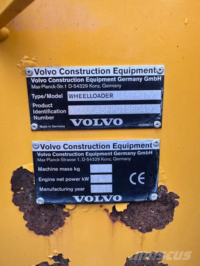 Volvo L45F-TP/S Hjullastare