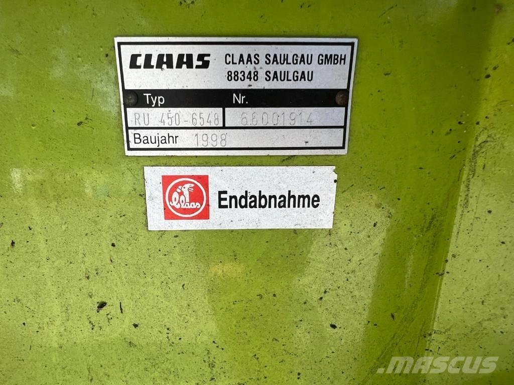 CLAAS RU 450 Självgående fälthackar