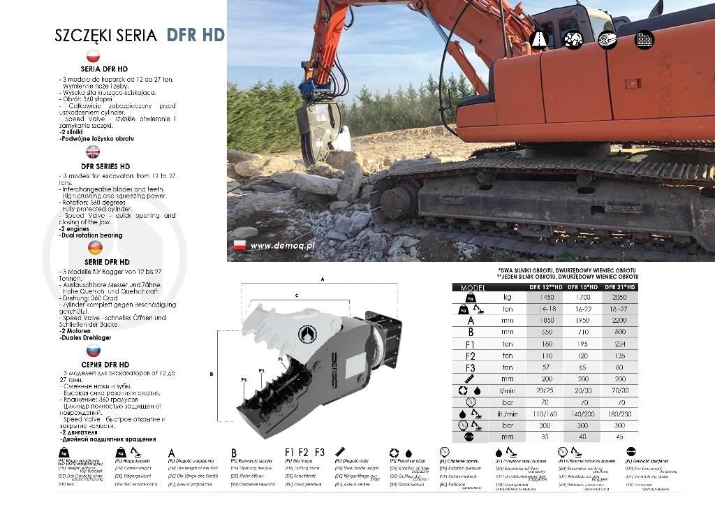  DEMOQ DFR21 HD Krossar för Entreprenad