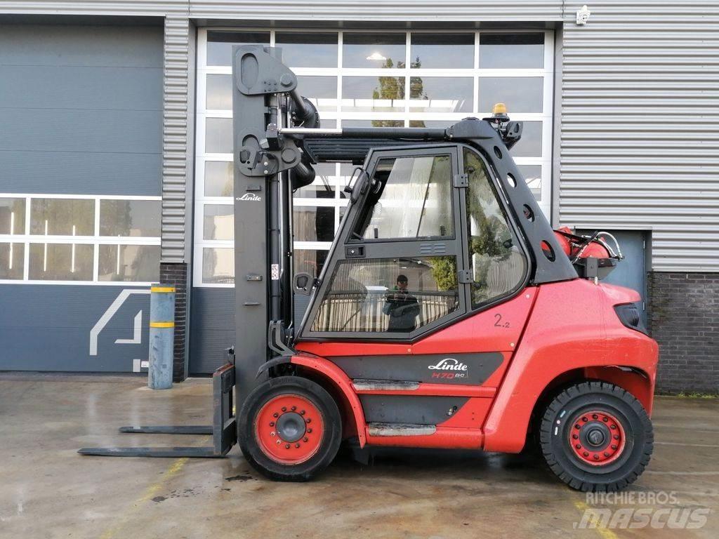 Linde H70T-01 Gasolmotviktstruckar