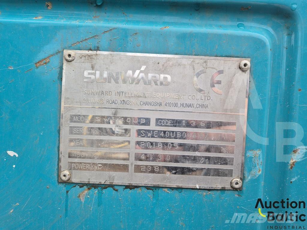 Sunward SWE40UB Minigrävare < 7t