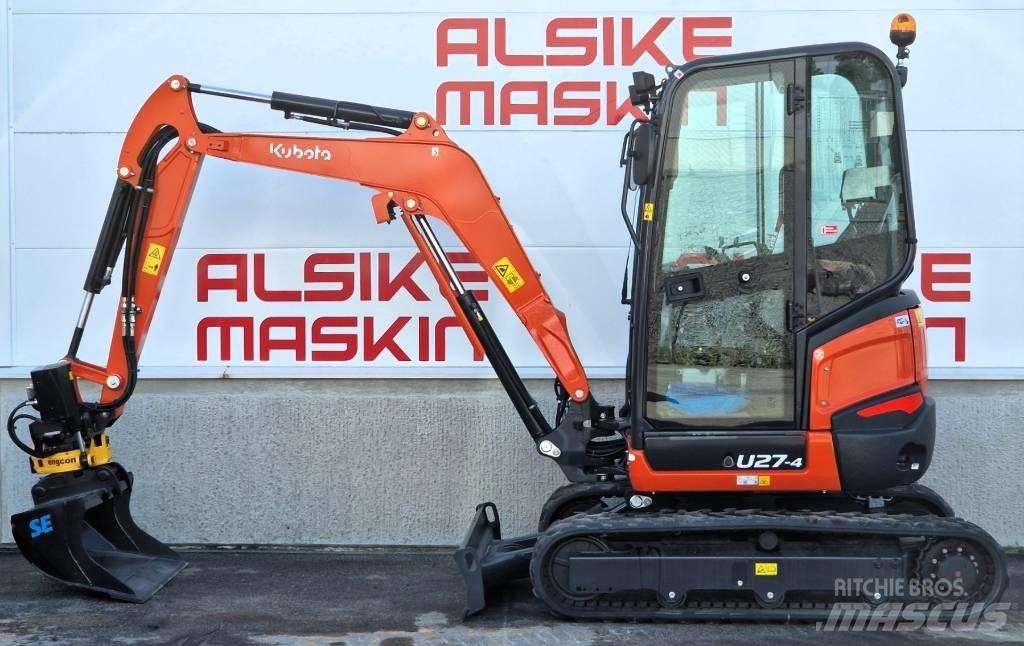 Kubota U 27-4 Minigrävare < 7t