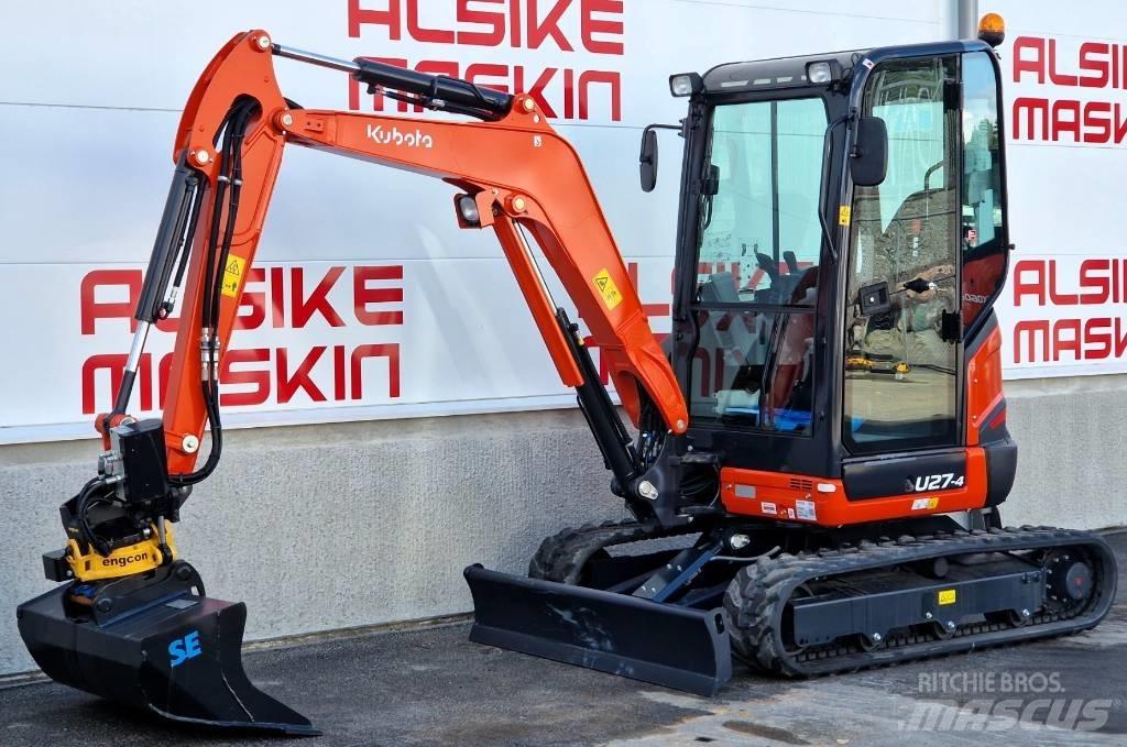 Kubota U 27-4 Minigrävare < 7t