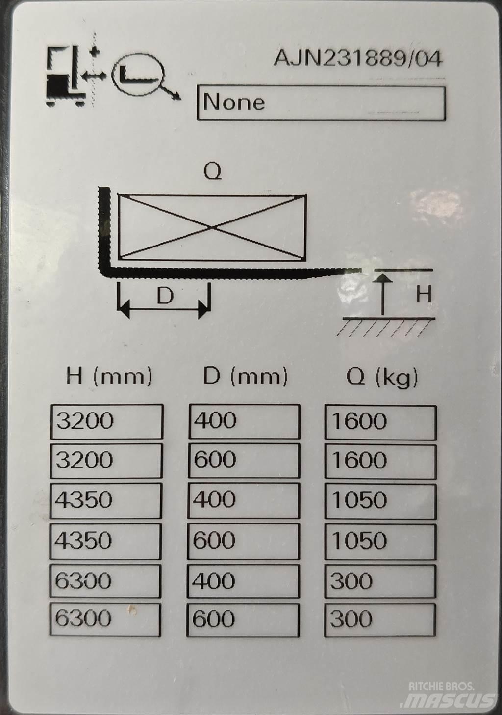 Atlet AJN/160SDT Låglyftare med plattform