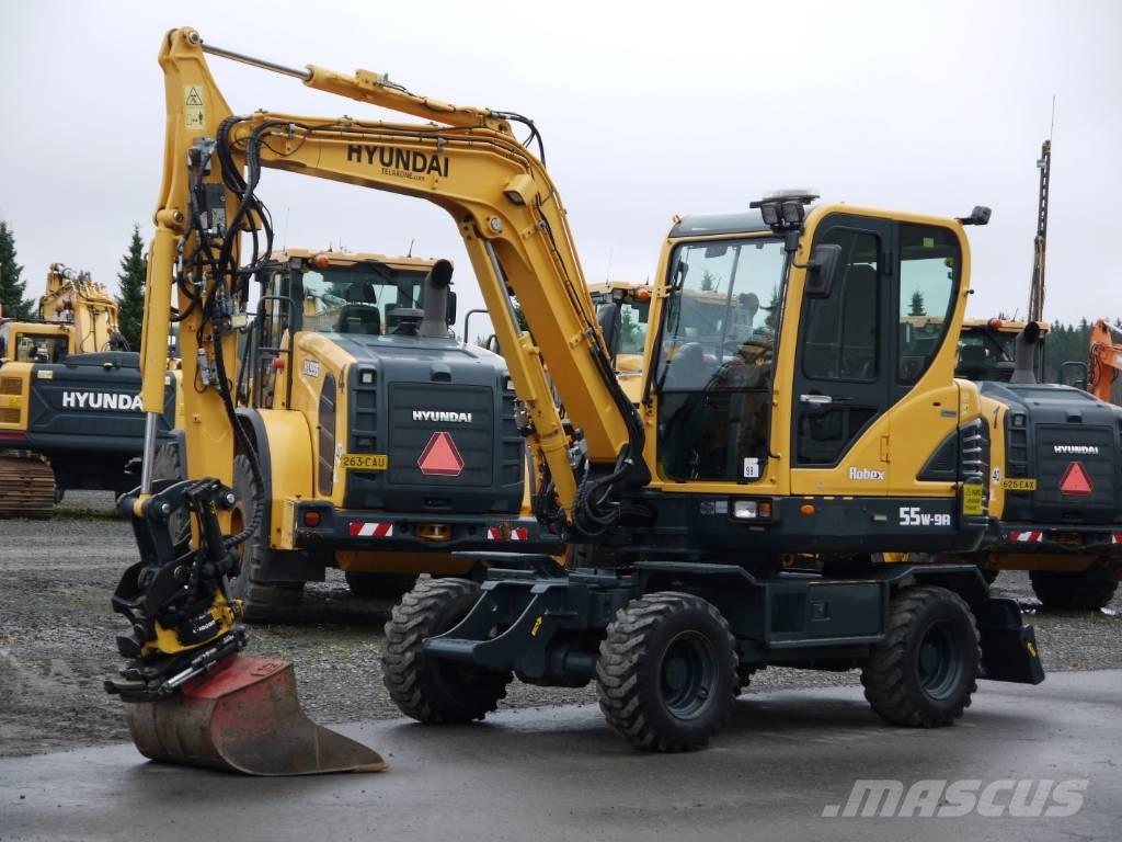 Hyundai R 55W-9A Hjulgrävare
