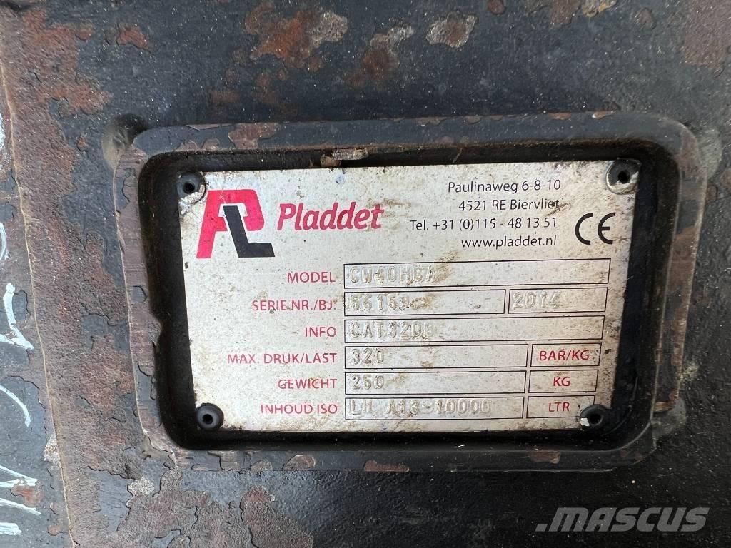 Verachtert CW40 - 320E Redskapsfäste/ adaptrar