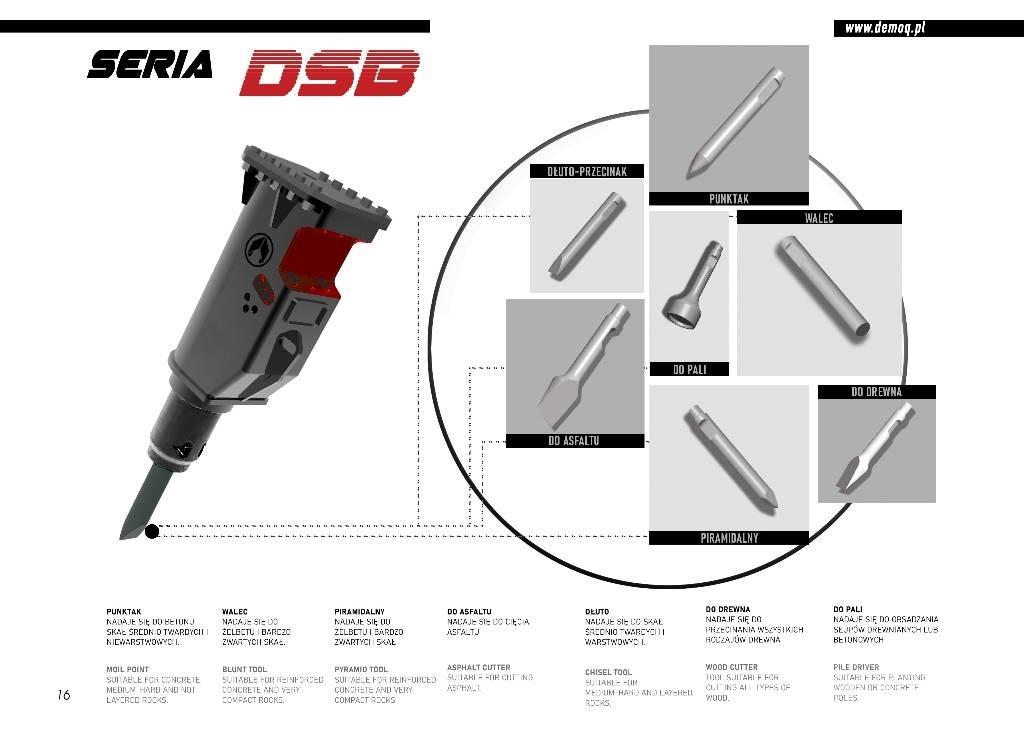  DEMOQ DSB300 Hydraulhammare