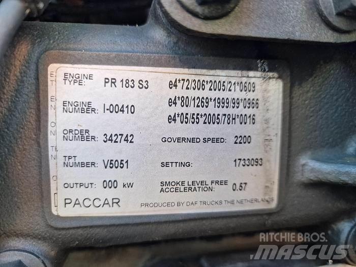 Paccar PR 183 S3 Transport - Övriga