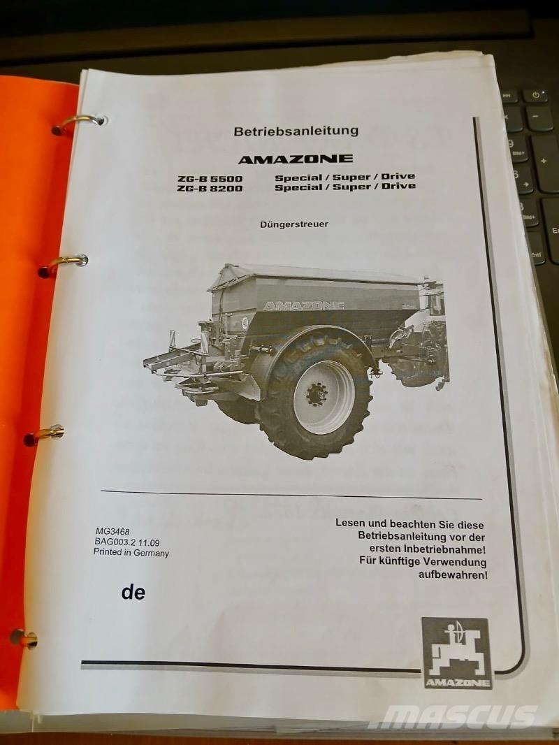 Amazone ZG-B 5500 Mineralgödselspridare