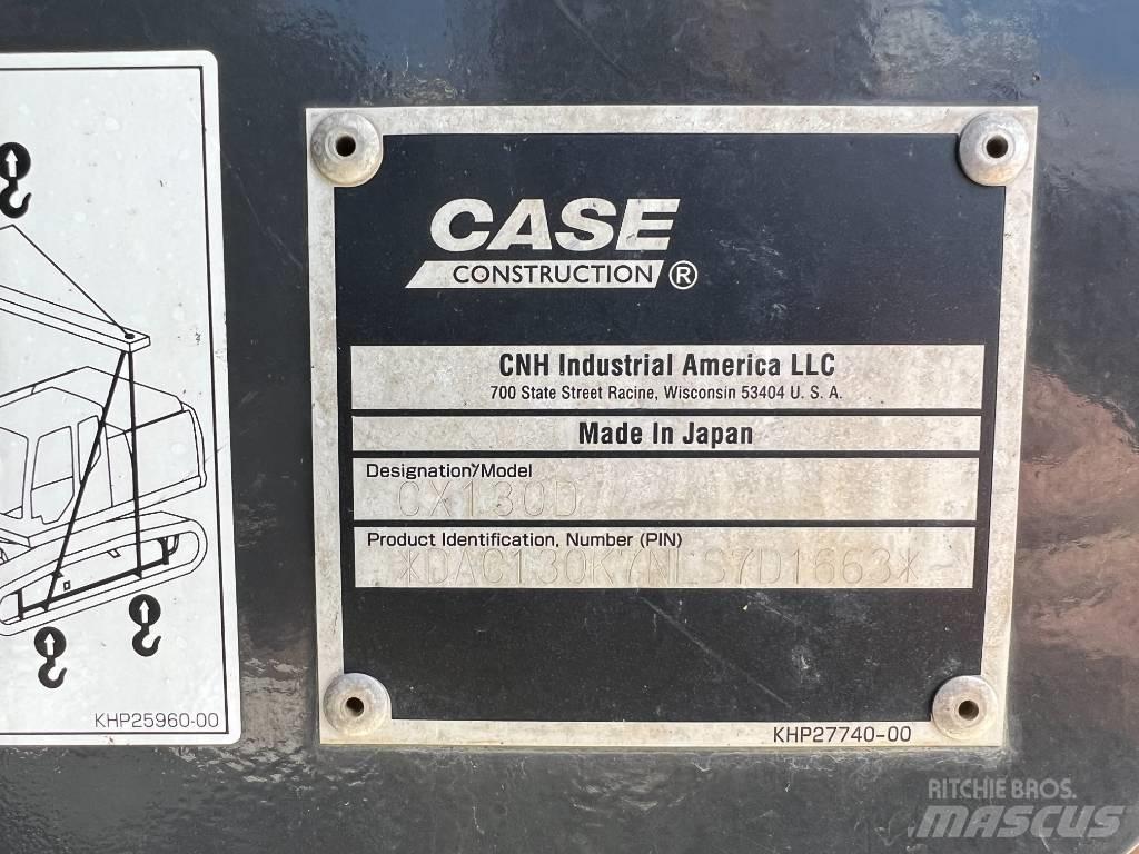 CASE CX 130 D Bandgrävare