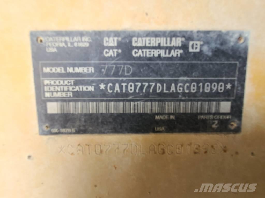 CAT 777D Midjestyrd dumper