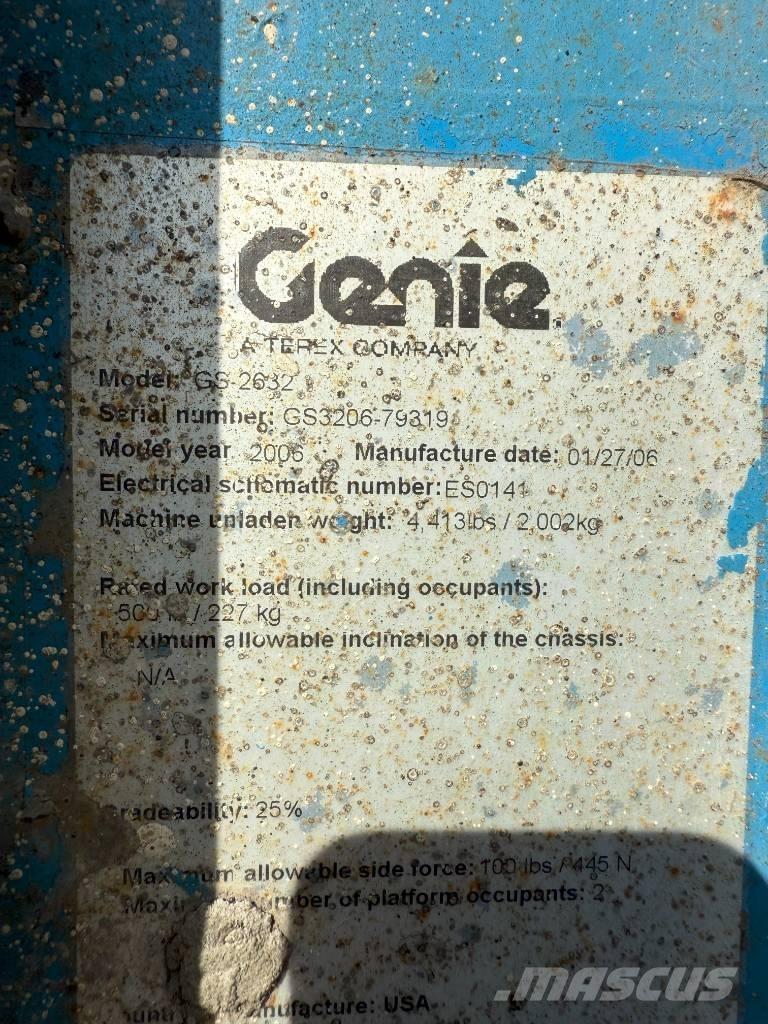 Genie GS 2632 Saxliftar