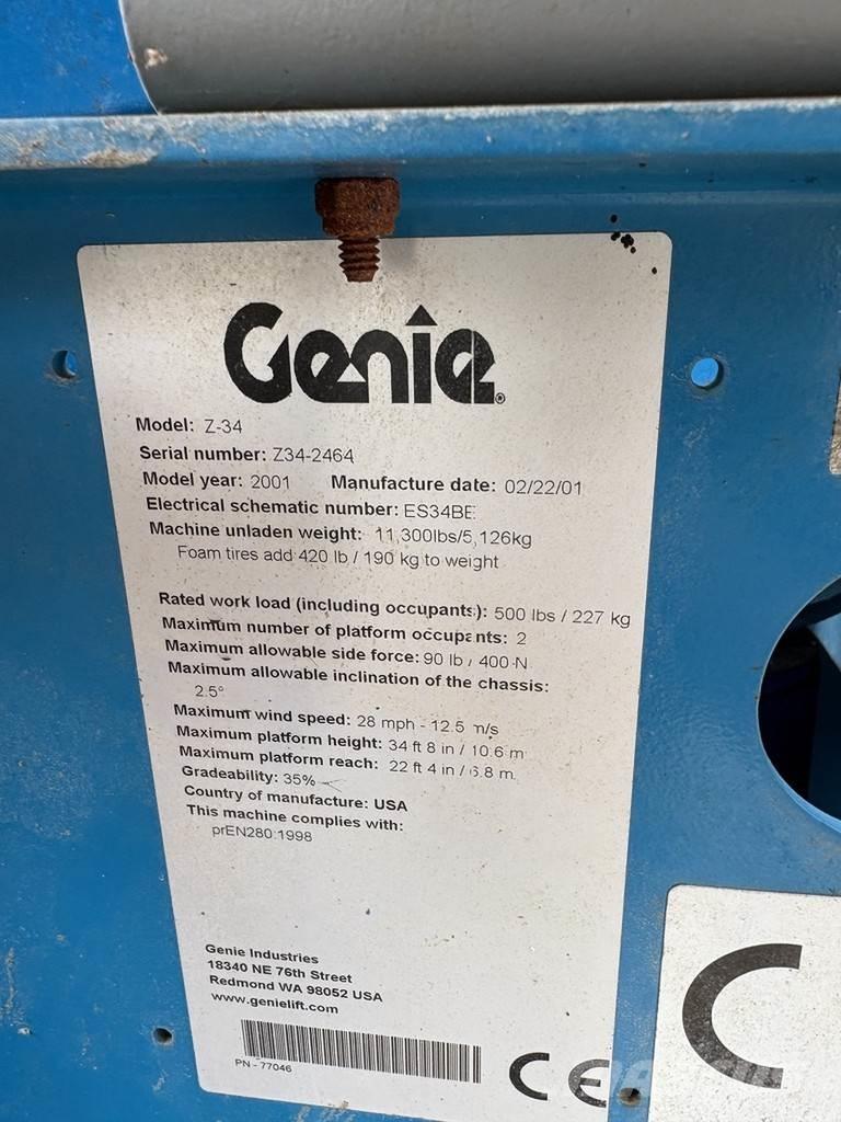 Genie Z34-22 Teleskop bomliftar