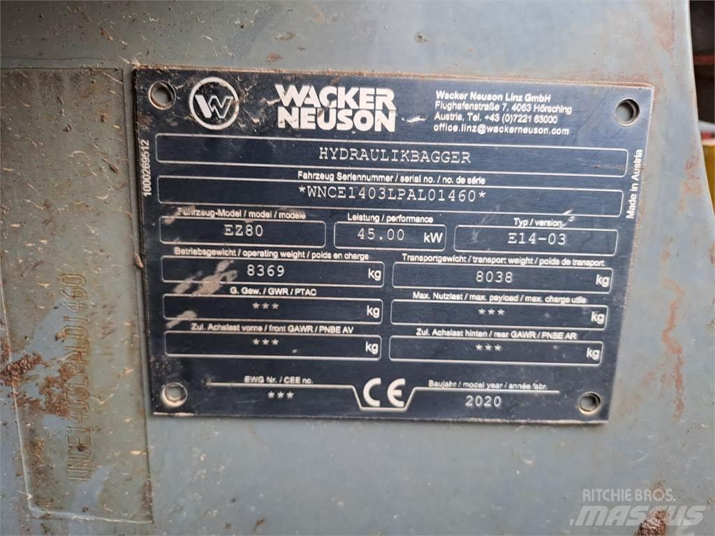 Wacker Neuson EZ80 Bandgrävare
