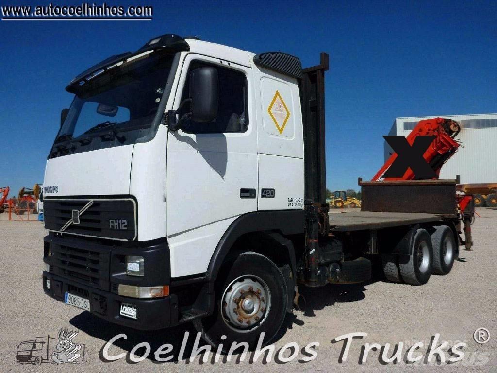 Volvo FH12 420 6x4 Flakbilar