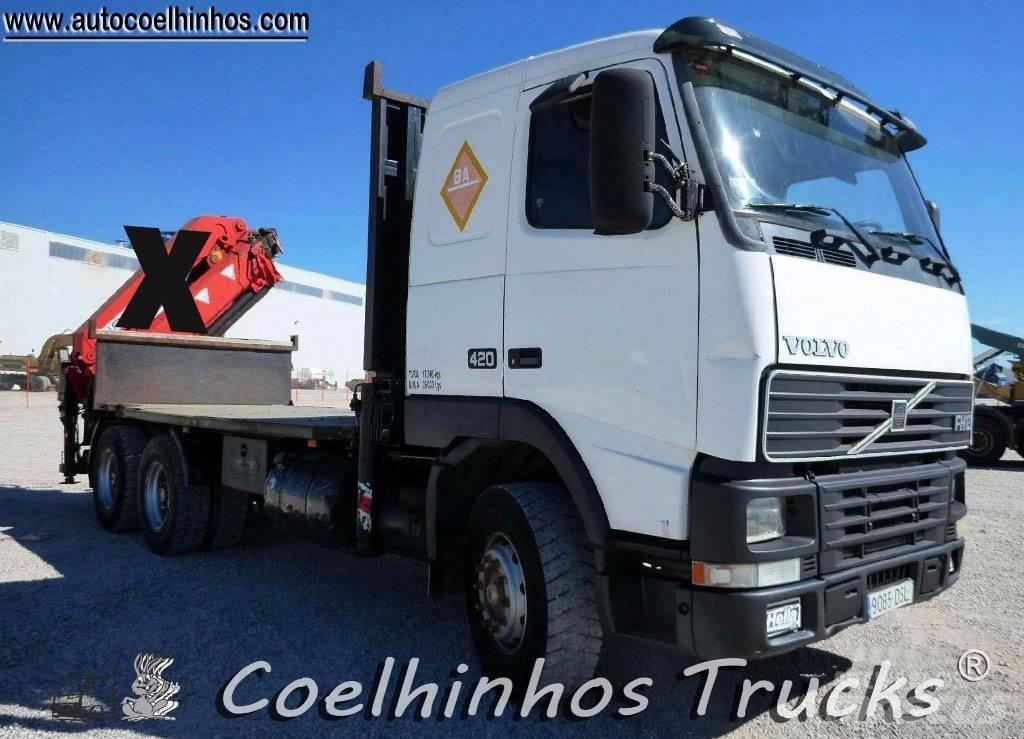 Volvo FH12 420 6x4 Flakbilar