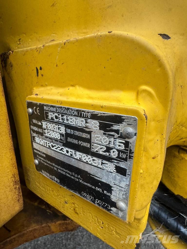 Komatsu PC 118 MR-8 Bandgrävare