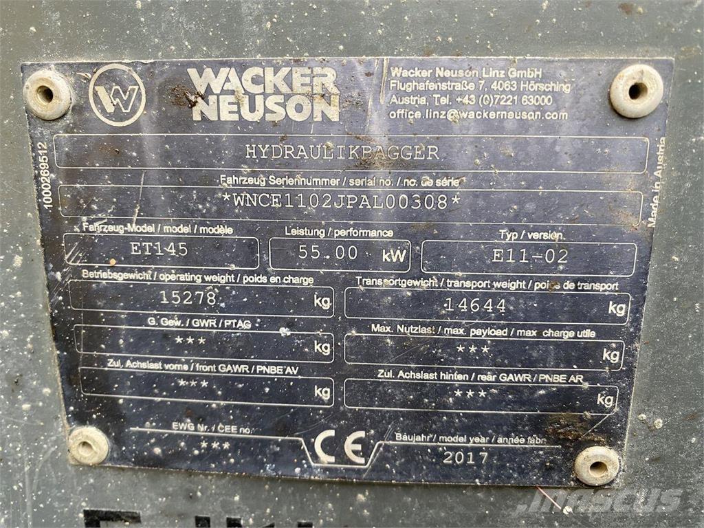Neuson ET145 Bandgrävare