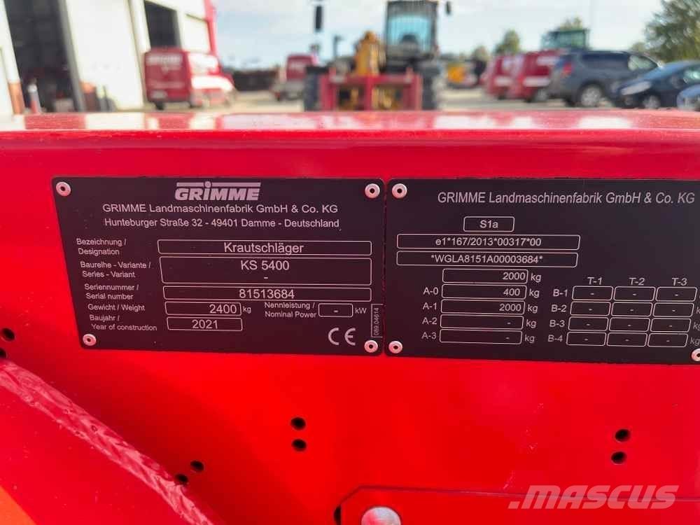 Grimme KS 5400 Potatisodlingsutrustning - Övrigt