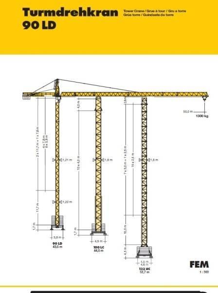Liebherr 90 LD Byggkranar