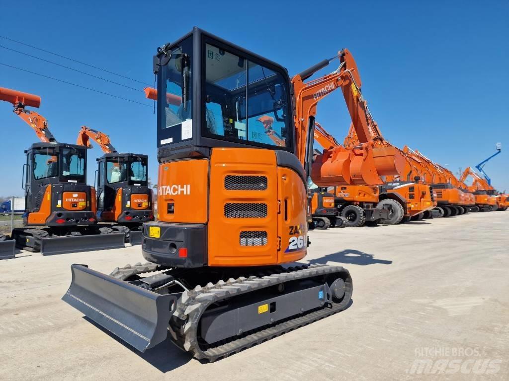 Hitachi ZX 26 U-6 Minigrävare < 7t