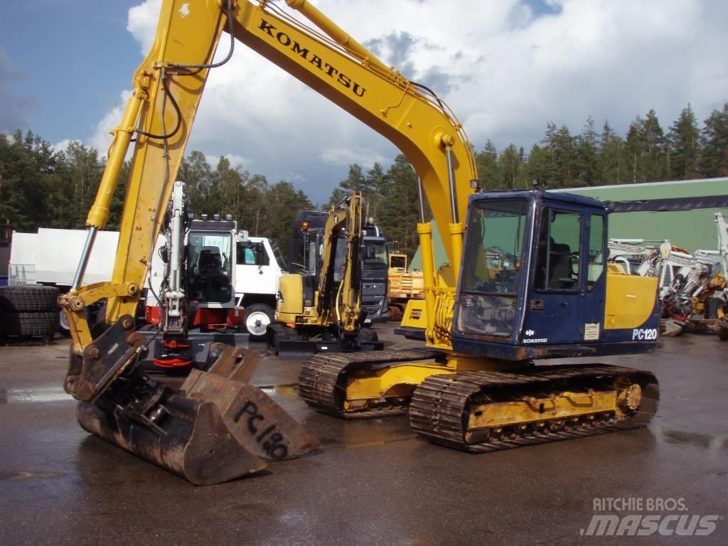 Komatsu PC120-5 Bandgrävare