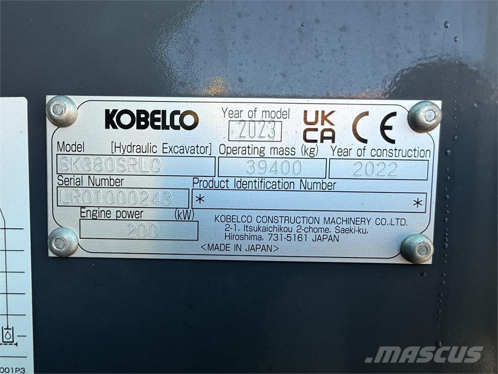 Kobelco SK380SRLC Bandgrävare