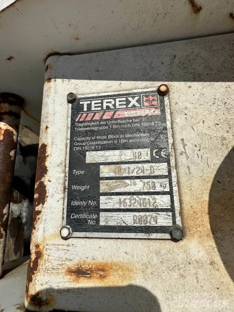 Terex 16324612 Kranar, delar och tillbehör
